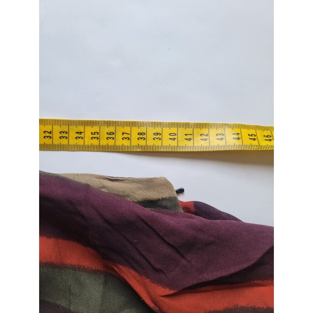 Silk Collections Burgundy Orange Long Maxi Skirt Size 14 !00% Silk Old Money - Picture 4 of 9